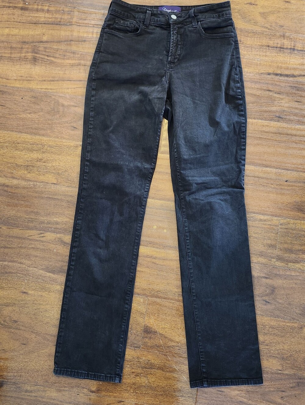 Womens Not Your Daughters Jeans Black Size 10